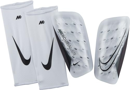 Nike DN3611-100 NK Merc Lite - FA22 Shin Guards Unisex Adult White/White/Black Tamaño XL