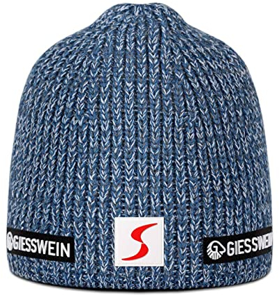 GIESSWEIN ÖSV Cap Wengen - Merino Mütze mit Fleece-Innenfutter, Ski Austria Beanie, Damen & Herren Strickmütze aus Merinowolle, Warm gefütterte Skimütze, Unisex Wintermütze