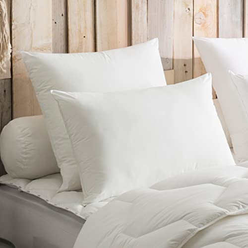 DODO - Oreiller Protection Active Anti-Acariens 50x70 cm - Moelleux - Enveloppe 100% Coton Naturel - Garnissage 100% Polyester Fibre Creuse Siliconée - Lavable en Machine à 40°C