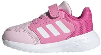 adidas Unisex - Bambini e Ragazzi TENSAUR Run 3.0 Shoes Infants, Clear Pink/Cloud White/Pulse Magenta, 27 EU