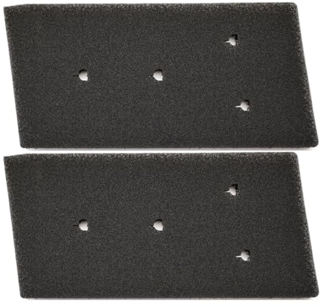 YHIJSR 2 Pièces Filtres Mousse pour Seche Linge Pompe à Chaleur Sèche-Linge Bauknecht Privileg Whirlpool HX 481010716911, Sèche-Linge à Pompe à Chaleur, Séchoir à Condensation