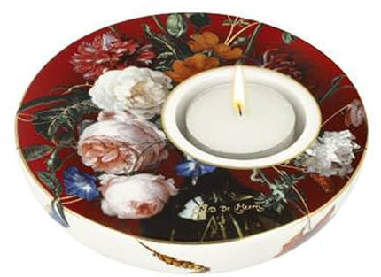 Goebel De Heem - Candelabro de Flores en jarrón, Multicolor