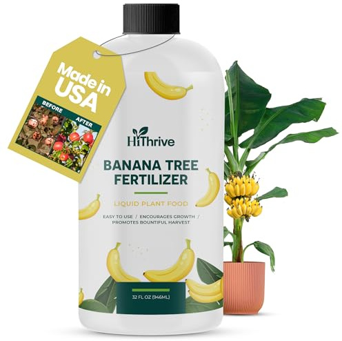 32oz Plant Food for Banana Trees Live Plants - Makes 32 Gallons of Banana Tree Fertilizer for Fruit Trees Live Plants - Promotes Lush Growth, Strong Roots, Abundant Harvest & Sweet Fruits