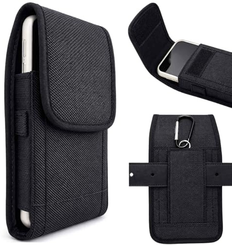 Étui de ceinture universel pour téléphone portable iPhone 16 15 14 13 12 Pro Max 7 8 Plus, Samsung Galaxy S21 FE S25 S24 S23 S22 S21 S20 FE (L)