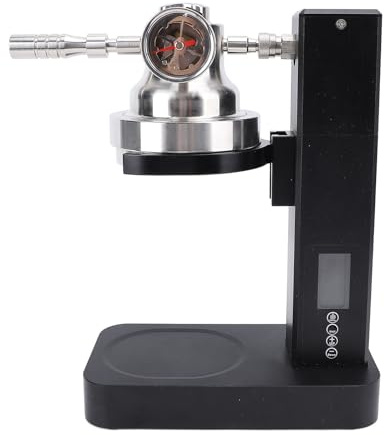 Luocute Manual de Palanca Profesional Máquina Espresso Acero Inoxidable 60 Tazas Preembro Pre -Smart 9 Bar Extracción Recargable caffettiera Pneumática Pneumática (Enchufe de la UE 100-240V)