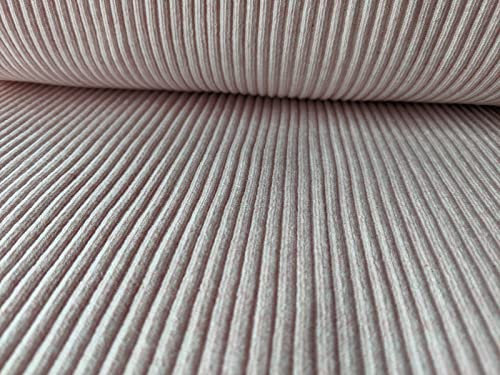 Bündchenware, rundgestrickte Schlauchware, Grobstrick Rosa, Hipster Bündchen, 50 cm