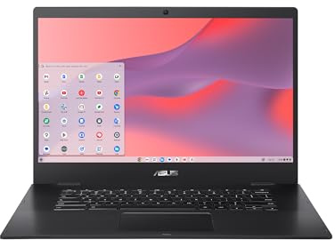 ASUS Chromebook CX1, 15.6 Full HD NanoEdge Display, Intel Celeron N3350 Processor, 64GB eMMC Storage, 4GB RAM, Spill-Resistant Keyboard, Chrome OS, Mineral Gray, CX1500CNA-WS44F
