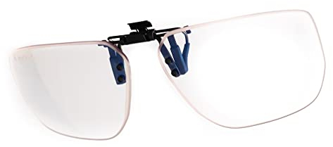 Horus X • Clip-On Transparente • Clip para Gafas Graduadas • Filtro de Luz Azul • Filtro para Pantallas (Videojuegos, Consola, Ordenador, PC) | Clear