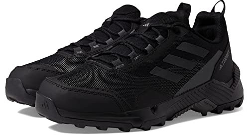 adidas Men's Hiking Shoes Backpacking Boot, Black/Carbon/Grey, 10.5 UK