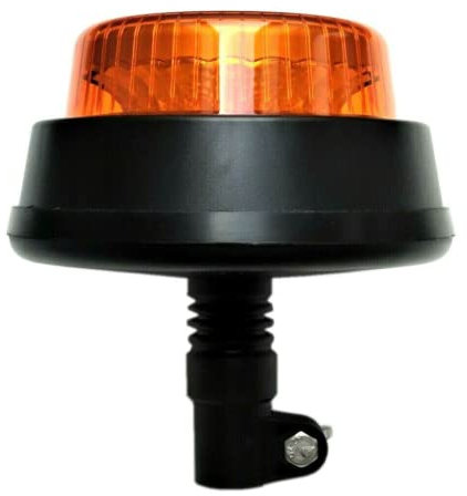 MelTruck® Luz LED giratoria de advertencia flexible 12 V 24 V flash para coches, camiones, tractores E9
