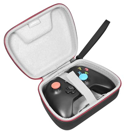 RLSOCO Hard Case for Xbox Core/Xbox/Xbox Elite Series 2 Core/Xbox One Wireless Gaming Controller | Compact Design with YKK Zipper & Scratch Protection - Black (Case Only)