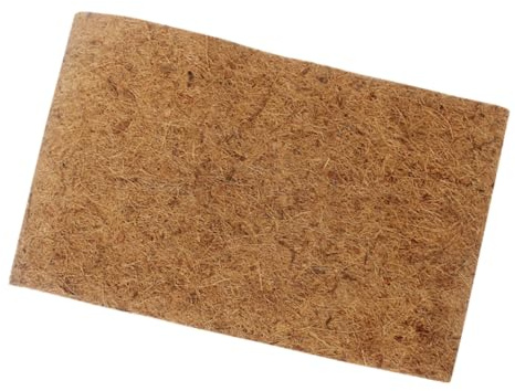 Toyvian Tapis pour Reptiles en Fibre Naturelle, Substrat Isolant en Fibres Végétales, Dimensions 60x40x1 Cm, pour Terrarium, Adapté aux Tortues, Lézards et Geckos
