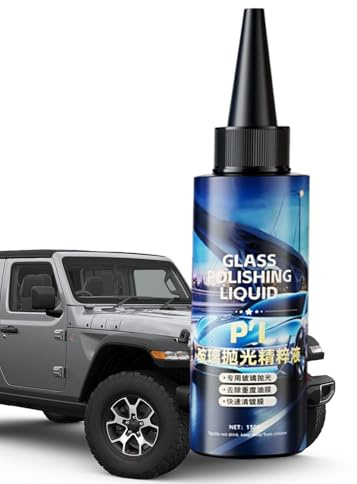 Rimuovitore Pellicola Vetri Auto Lucidante per Auto | Liquido Lucidante Vetri 150ml Forniture per Pulizia Interna e Lucidatura, Dettagliatura, Specchietti, Parabrezza, Fari,