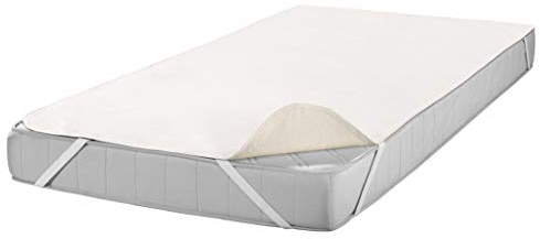 Setex – Kalmuck Schonbezug weiß mit 4 Eckgummis – Matratzenschoner 120x220 cm für Matratzen mit 15-22 cm Höhe – Spannbettlaken aus 100% Baumwolle OEKO-TEX Standard 100 – Matratzenauflage Bettmatratzen
