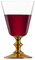 Eisch - Rotweinglas gold Goldleaf