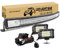 SKYWORLD 132cm 675W Gebogen LED Arbeitsscheinwerfer Bar Led Lichtleiste, 2 x 13cm 135W Auto Flutlicht Zusatzscheinwerfer Offroad Beleuchtung mit 12V kabelbaum kit für Auto LKW KFZ Traktor 4x4