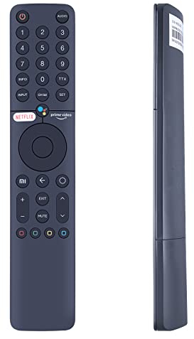 GOUYESHO Nuovo telecomando con sostituzione vocale XMRM-19 per Xiaomi MI P1 32 43 55 Q1 75 Serie Android Smart TV L32M6-6AEU L50M6-6AEU L55M6-6ESG L75M6-ESG（Non applicabile ad altri modelli）
