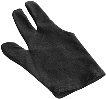 BESPORTBLE 12stücke Schwarz Pool Billard Snooker Handschuhe Für Queue-Hand Mit Gummizug Flexibles Material Geeignet Für Verschiedene Handgrößen