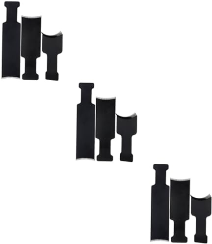 FRCOLOR 9pcs Detangling Brush Hair Dye Root Touch up Kit Highlights Hair Dye Streaking Tool Professional Long Board s