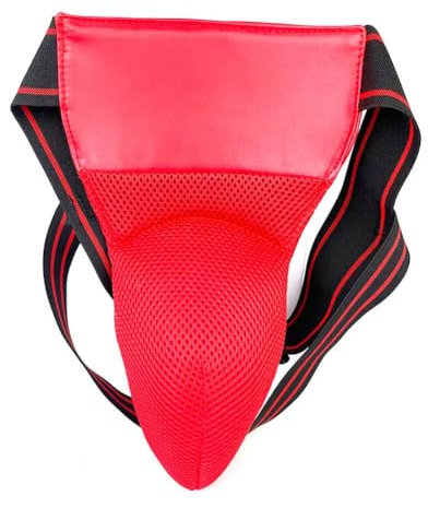 Guriayus Tiefschutz für Boxen Taekwondo für Kampfsporttraining, Herren Jockstrap Bauchschutz L