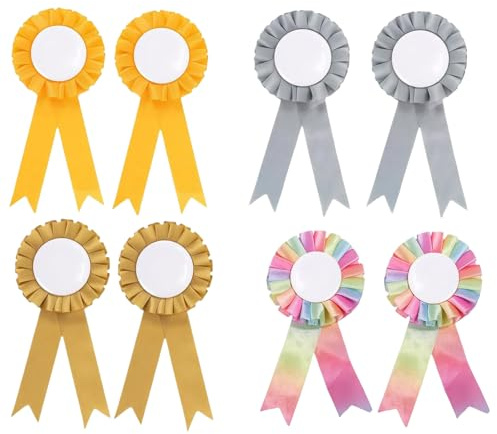 8 piezas de lazo de torneo, para caballo, hobby, caballo, rosetones para ganadores, rosetas, medallas, cintas, pasatiempos, caballos, primer premio, ganador del campeonato, adecuado para accesorios