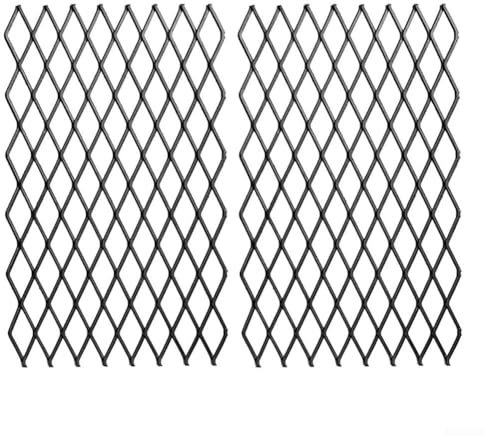 Honseadek 2Pcs Fireplace Grate Ember Baffle, Efficient Heat Distribution For Standard Fireplaces To Maximize Warmth, 7.5 * 11.8inches