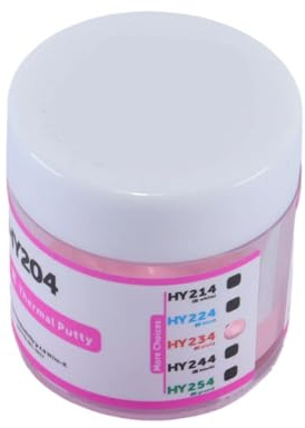 Ludom Pasta térmica portátil HY204, compuesto de silicona de alto rendimiento, aislante y refrigerante para CPU, VGA, chipset, componentes de PC (10 g)