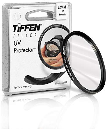 Tiffen 52mm Photo Essentials Kit with UV Protector, 812 Color Warming, Circular Polarizing Glass Filters and 4 Pocket Pouch