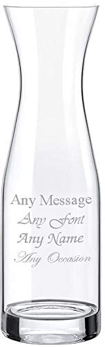 Personalised Engraved 1ltr Serl Water/Wine Carafe Gift Birthday Christmas Wedding