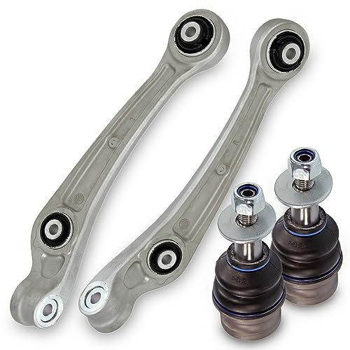 ATEC Germany 2x Brazo de control inferior del eje delantero izquierdo y derecho con rótula AUDI A4 B8 (8KH)(8K2)(8K5), A5 (8T3)(8F7)(8TA), A6 C7 (4G2, 4GC)(4G5, 4GD), A7 Sportback (4GA, 4GF), Q5 (8RB)