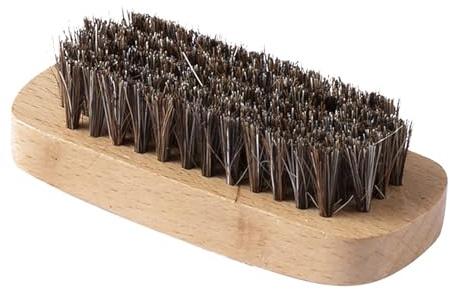 brosses à Chaussures en CRIN de Cheval, Brosse à Chaussures Petite Brosse à Cirage en Poils Brosse à Chaussures en Bois Brosses de Polissage pour polir Vos Chaussures
