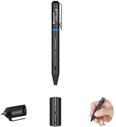 OLIGHT OPEN Mini 2 Multifunktionaler Kugelschreiber und Bleistift, schwarze Tinte, geeignet für Büro, Geschäft, Outdoor (Schwarz)