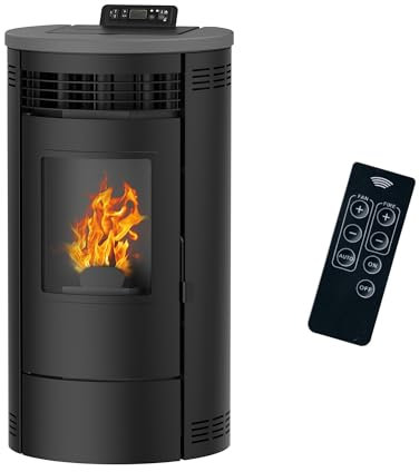 Poêle à granulés Air Flavia 15 kW Noir Sannover