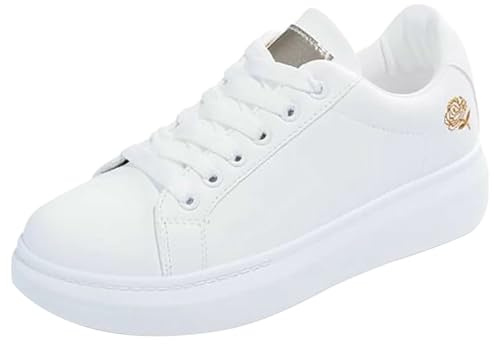 HOOUDO Zapatillas Trail Mujer,Zapatillas Mujer,Zapatos de Verano Zapatos de Trabajo de Verano Comodas Deporte Sin Cordones Negras Moda Vestir Casual