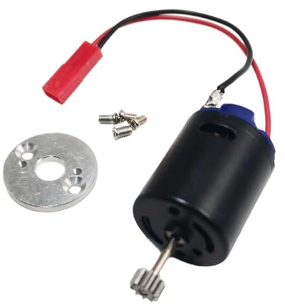 perfeclan Moteur de Voiture Télécommandé à Balais, Pièces de Rechange pour Véhicule Télécommandé, 20 000 Tr/min, Puissant, pour Modification 1:12 MN168 MN78 MN9, Style C