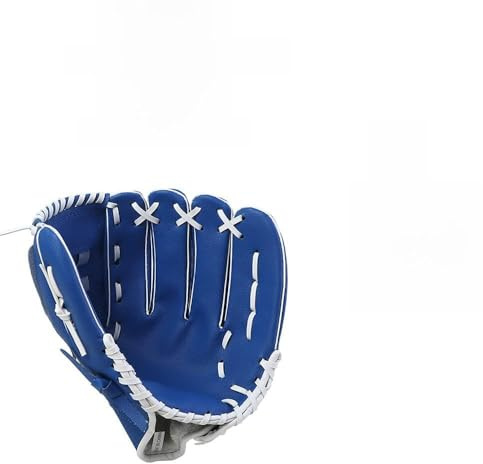 BAFOVY 10.5,11,5,12, Tum Vänster Baseballhandske, PU -läderbattinghandske med Djup Ficka för Enkel Bollfångst, Mjuk Fluffdesign, Förstärkta Sömmar, Lämpliga för Barn Ungdomar (11,5 tum)