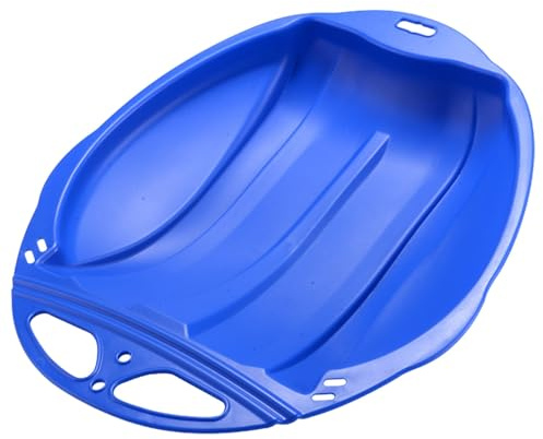 Luge à neige en plastique avec poignées, pour garçons, filles et adultes, luge pour adultes, convient pour la neige, l'herbe et le sable