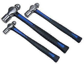 US PRO 1665 3 st kulspetshammare set 8 16 325 ml TPR handtag, blå