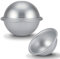 Fdit 4 Stücke 9cm Halbkugel Kuchenform Aluminium Hemisphäre Kuchen Pfanne Bikini Kuchen Nachtisch Pudding Backform