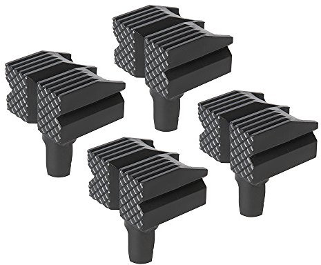 Loops 4 PACK Plastic Bench Dogs - 19mm / ¾” Peg - Workbench Wood Sanding Planing Clamp Grips - Woodwork Desk Jig Clamping Pins