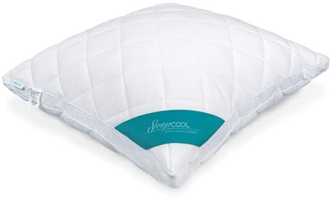 SleepCOOL Kühlendes Kopfkissen 80x80cm COOL.Moments – Extra großes, voluminöses Kissen mit Kühleffekt, Weniger Schwitzen, Besser schlafen