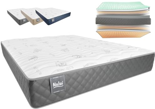 Don Descanso - Colchón 150x190 Viscoelastico Mulhacen DualSense, Altura ± 26cm. Multicapa con Núcleo GravityFoam, Firmeza Alta, Doble Cara Invierno/Verano, Transpirable. Fabricado en España, Gris