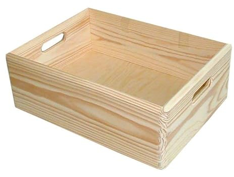 Trend Line Stapelbox Holz Gr. M 30 x 40 x 13,5 Holzkiste Holzbox Kiste Box