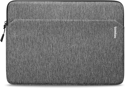 tomtoc Slim Tasche Hülle für 15-Zoll Neu MacBook Air M4/A3241 M3/A3114 M2/A2941 2025-2023, 15 Zoll Microsoft Surface Laptop 7th Edition (Copilot+ PC)/6/5/4/3, Wasserabweisend Laptoptasche Laptophülle