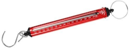 Healeved Báscula Colgante Mecánica Portátil Resorte de 15 Kg para Equipaje y Supermercado, Mini Balanza Ligera y Fácil de Usar en Viajes