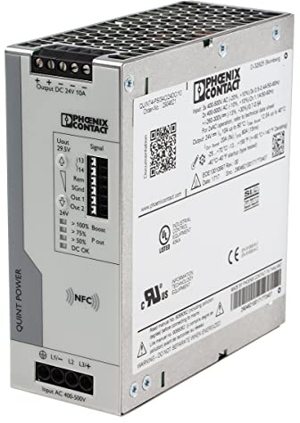 Power supply 24VDC/10A - DC-power supply 400...500V/24...29,5V QUINT4-PS/3AC/24DC10