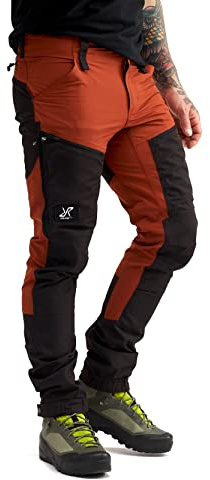 RevolutionRace Homme RVRC GP Pro Pants, Pantalon Durable pour la randonnée et Autres activités de Plein air, Rusty Orange, M