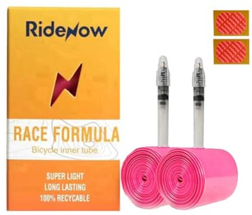 RideNow 2PCS Ultralight Bike Inner Tube 700 x 18-32 Road Bicycle TPU Tire 45/65/85mm Length French Valve Super Bike Light Tube (700x18-32c SV45mm)