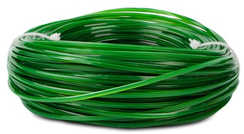 Trimmerfaden Mähfaden 90M Nylon Trimmerschnur Quadrat Rasentrimmerfaden für Motorsense Unkraut Trimmer, 2.0MM