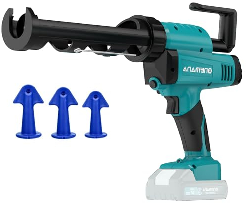 ONEMANA Akku-Kartuschenpistole, Kartuschenpistole Kompatibel 18V Batterie,300ml Kartuschen, Bis zu 4000N Abdichten Anti-Tropf Mechanismus (ohne Akku)